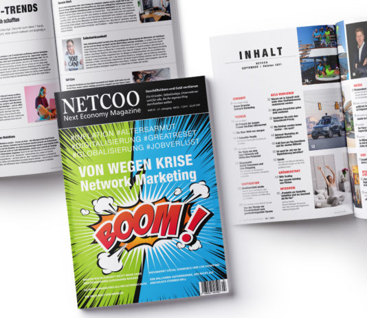 NEU: Netcoo Magazine 08-2021 – Von wegen Krise: Network Marketing BOOM! neu:-netcoo-magazine-08-2021-–-von-wegen-krise:-network-marketing-boom!